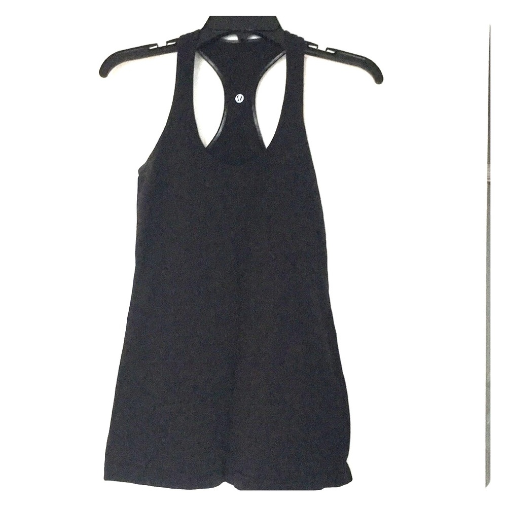 BLACK Lululemon cool racerback tank. Size 6